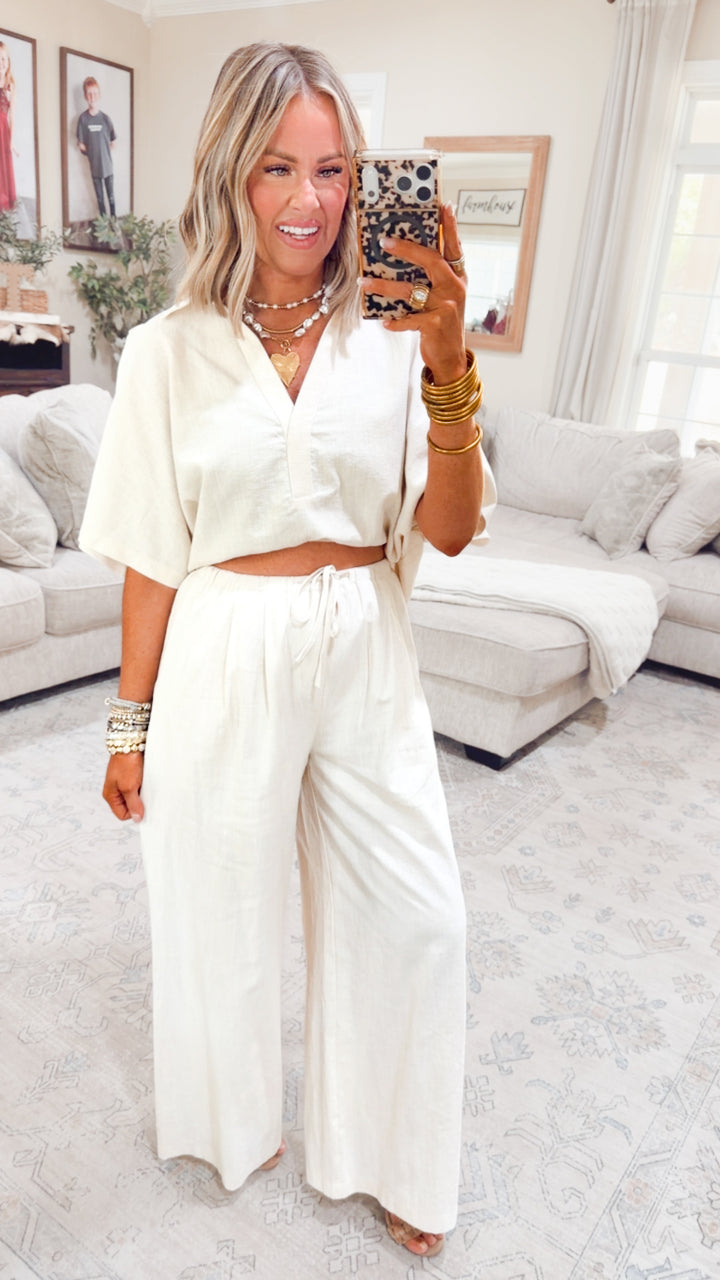 The Lora Popover Set- Linen