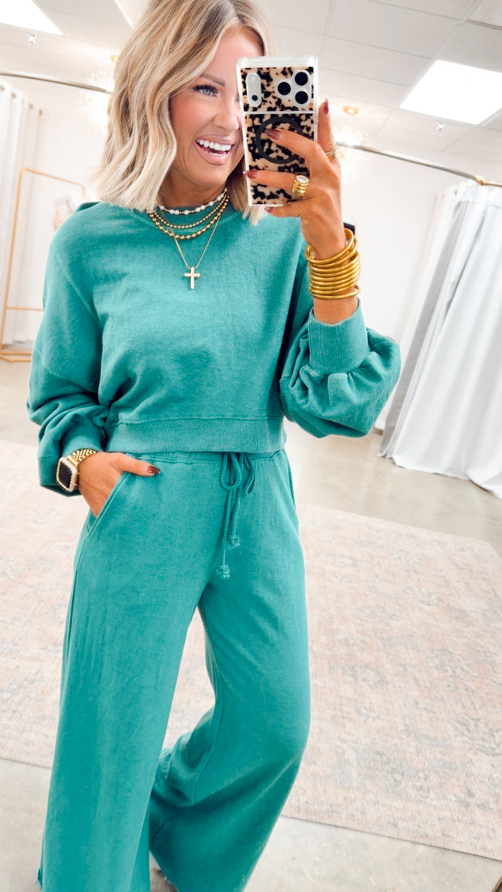 The Hampton Luxe Set-Kelly Green