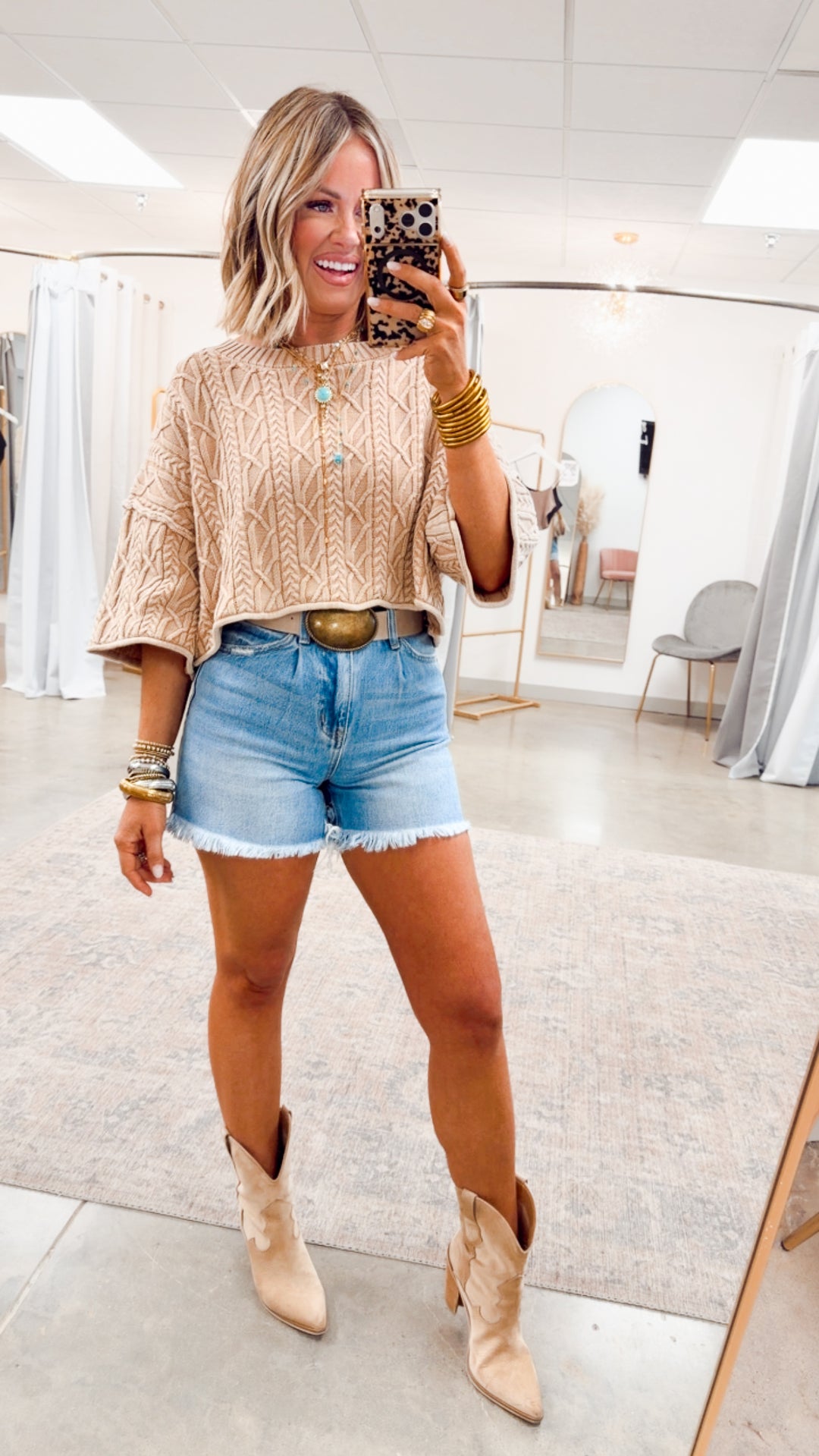 Afterglow Acid Wash Sweater