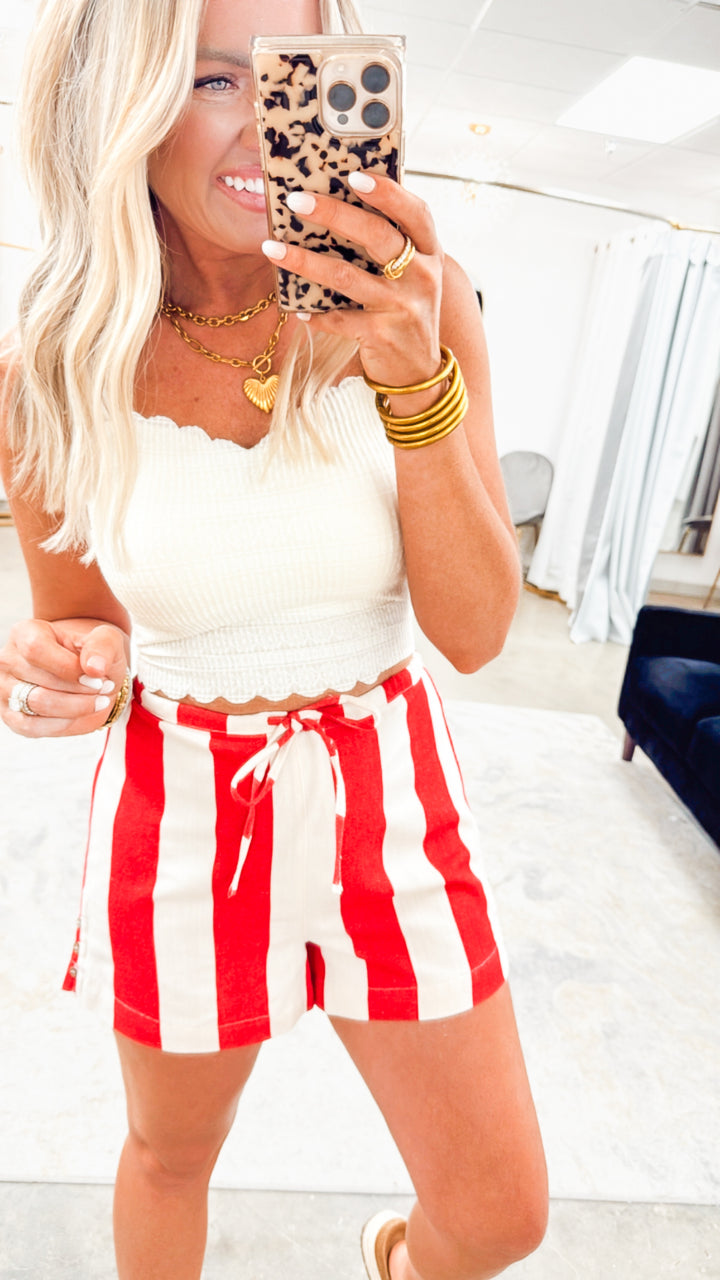 Delaney Stripe Shorts