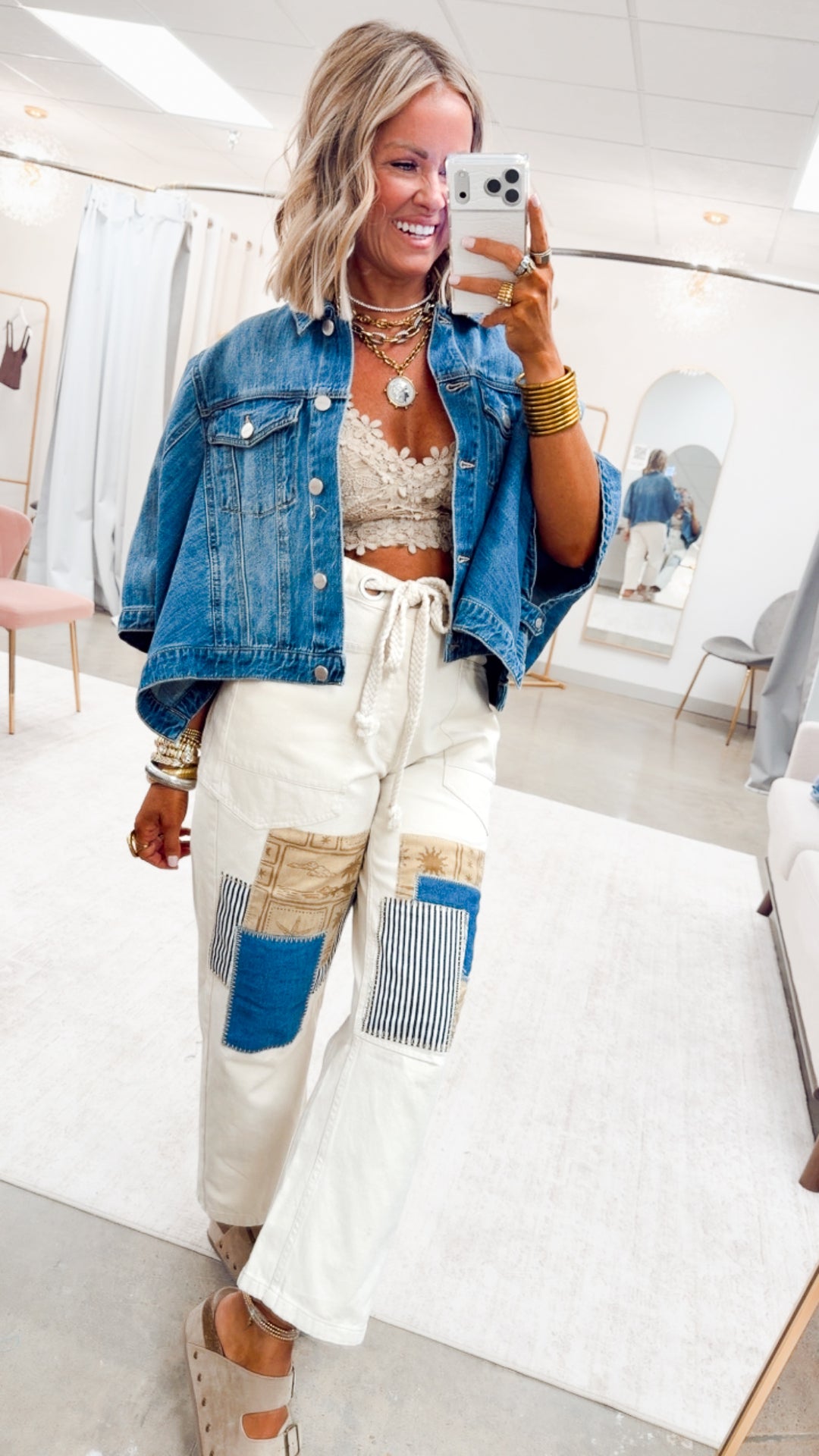 The Patchwork Paradise Jean