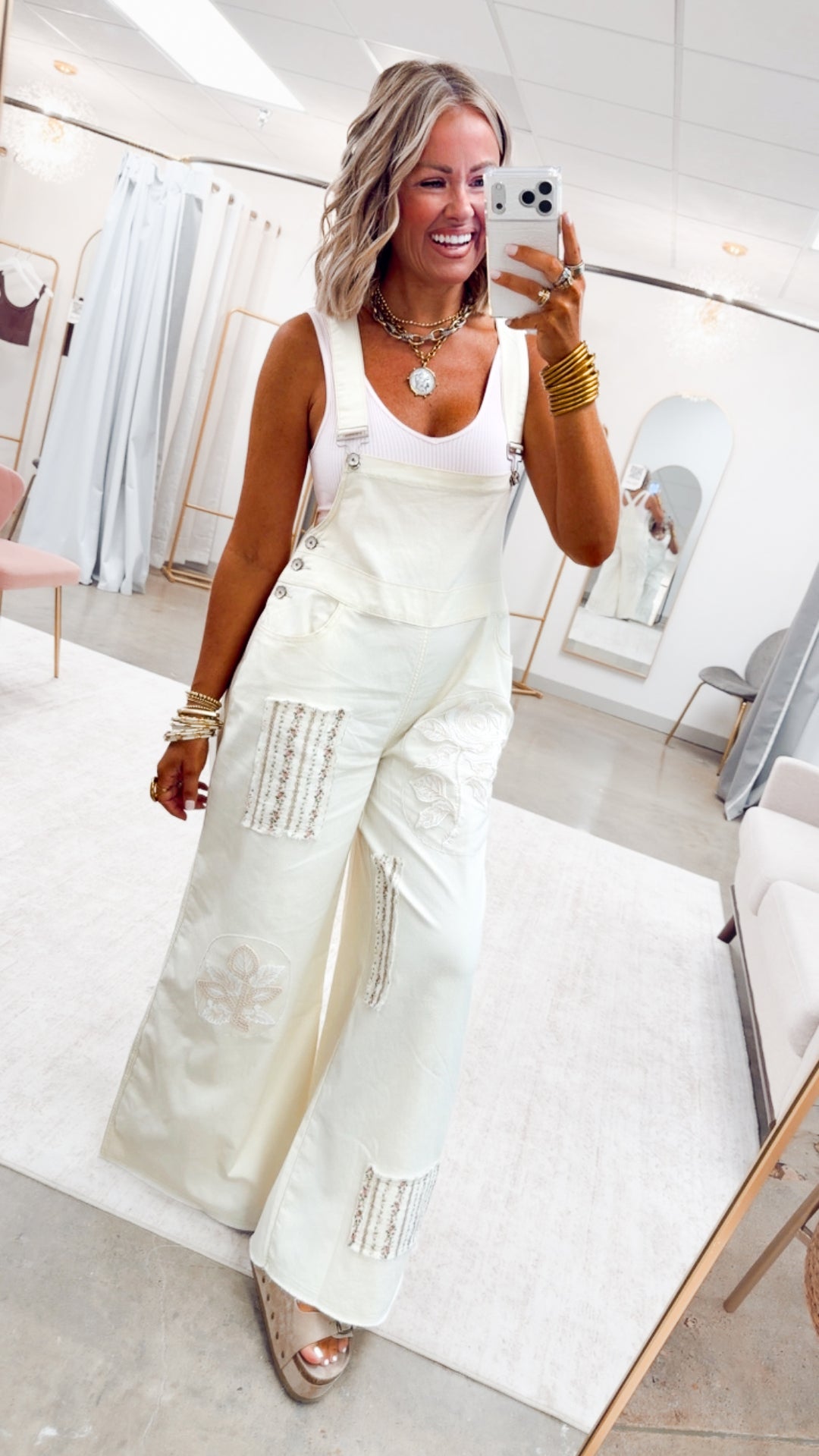 The Luma Patchwork Overalls