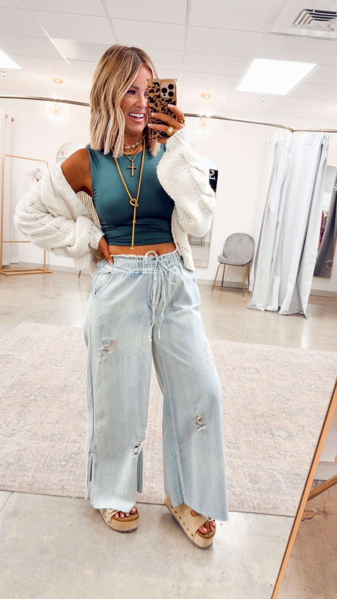 Skylar Open Front Cardigan Sweater