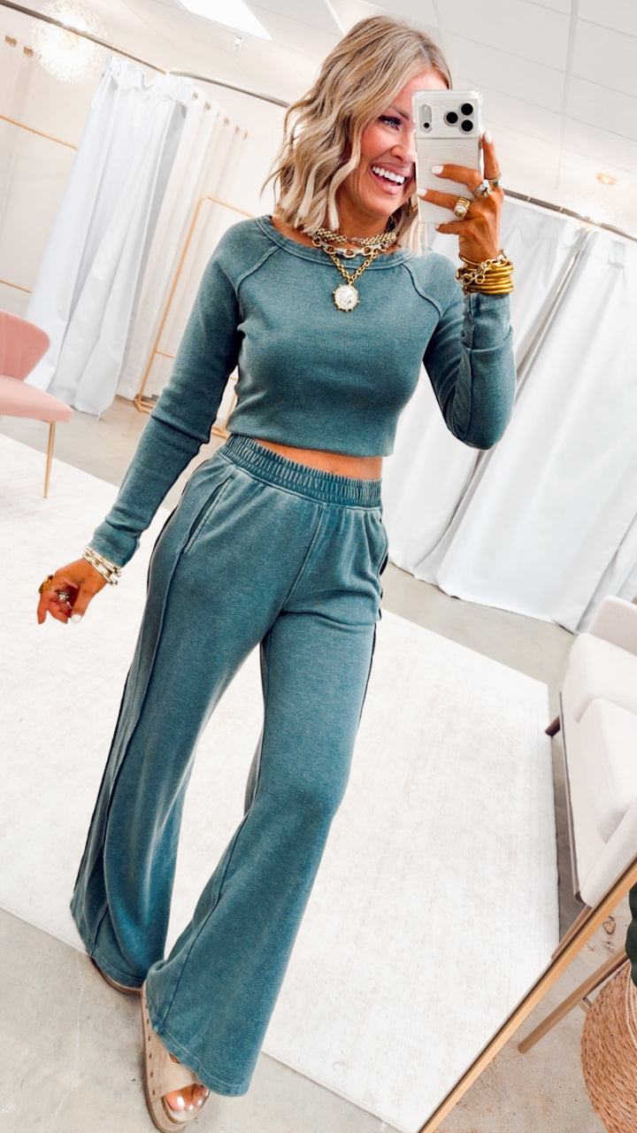 The Arabella Two Piece Set-Deep Jungle
