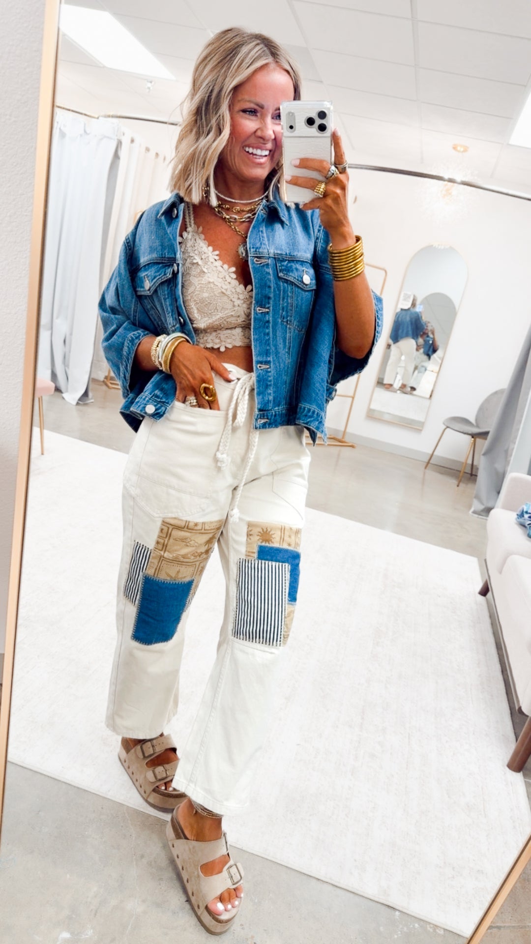 The Patchwork Paradise Jean