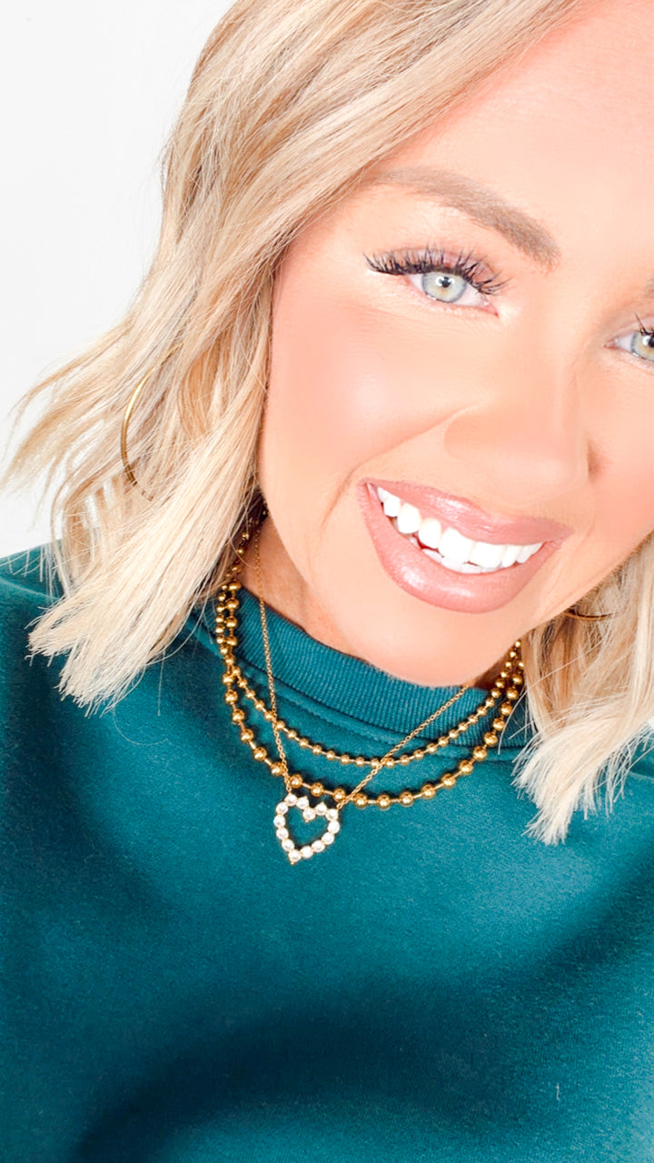 The Diamond Heart Necklace