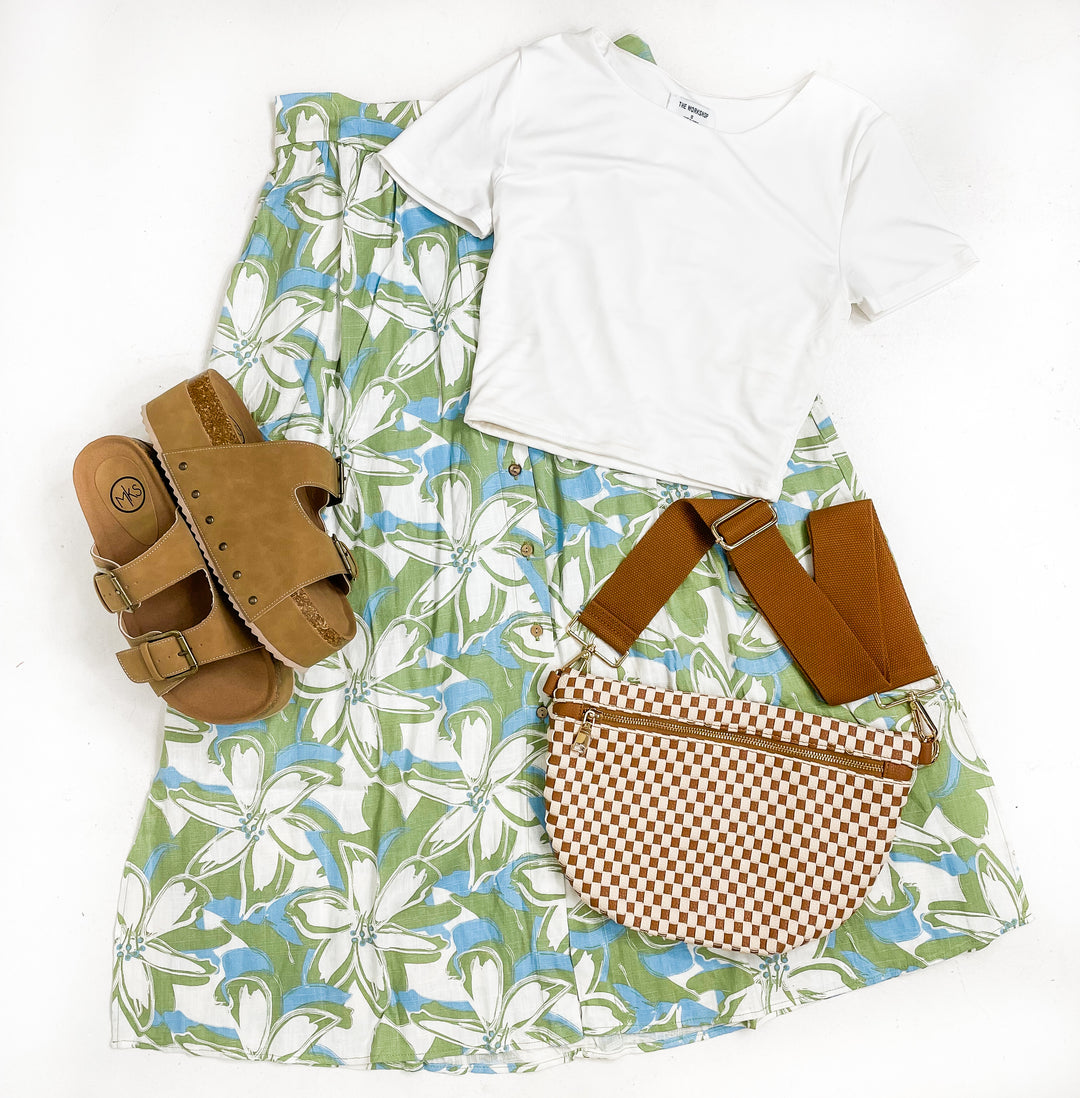 Floral Bliss Midi Skirt
