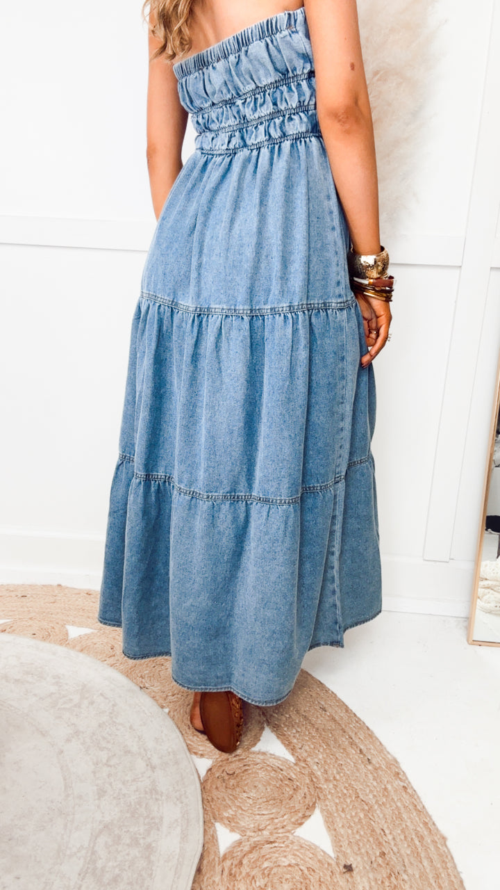 The Laurel Tiered Midi Sundress