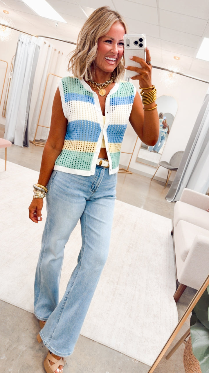 The Suncoast Color Block Vest