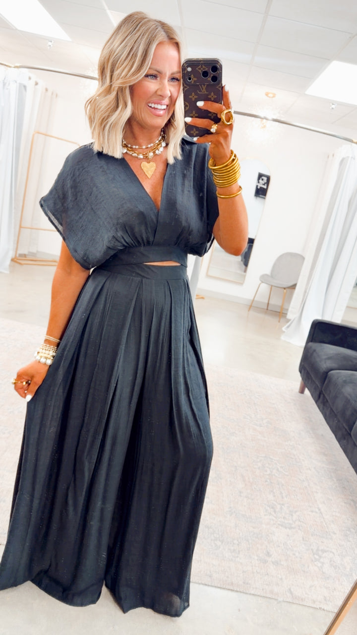 The Precision Two-Piece Set-Black