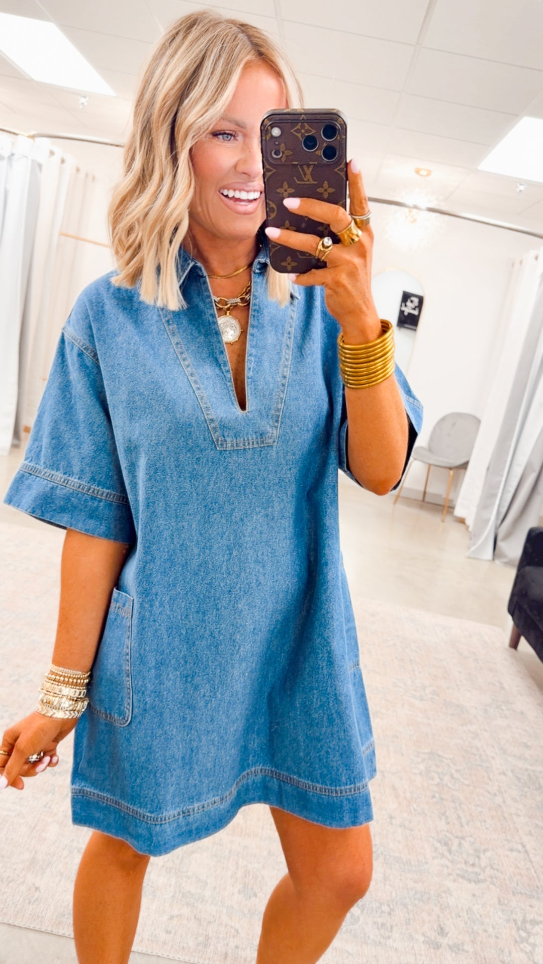 The Willow Ranch Denim Dress