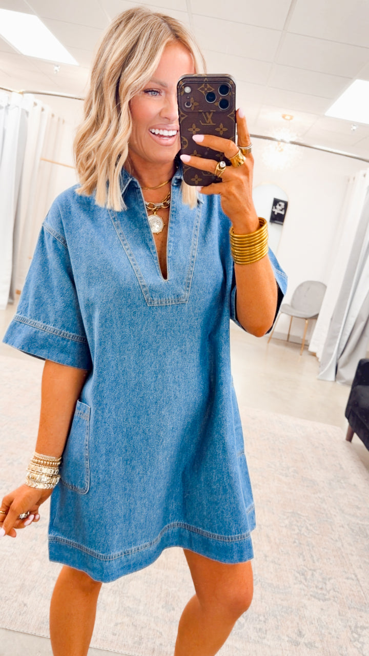 The Willow Ranch Denim Dress