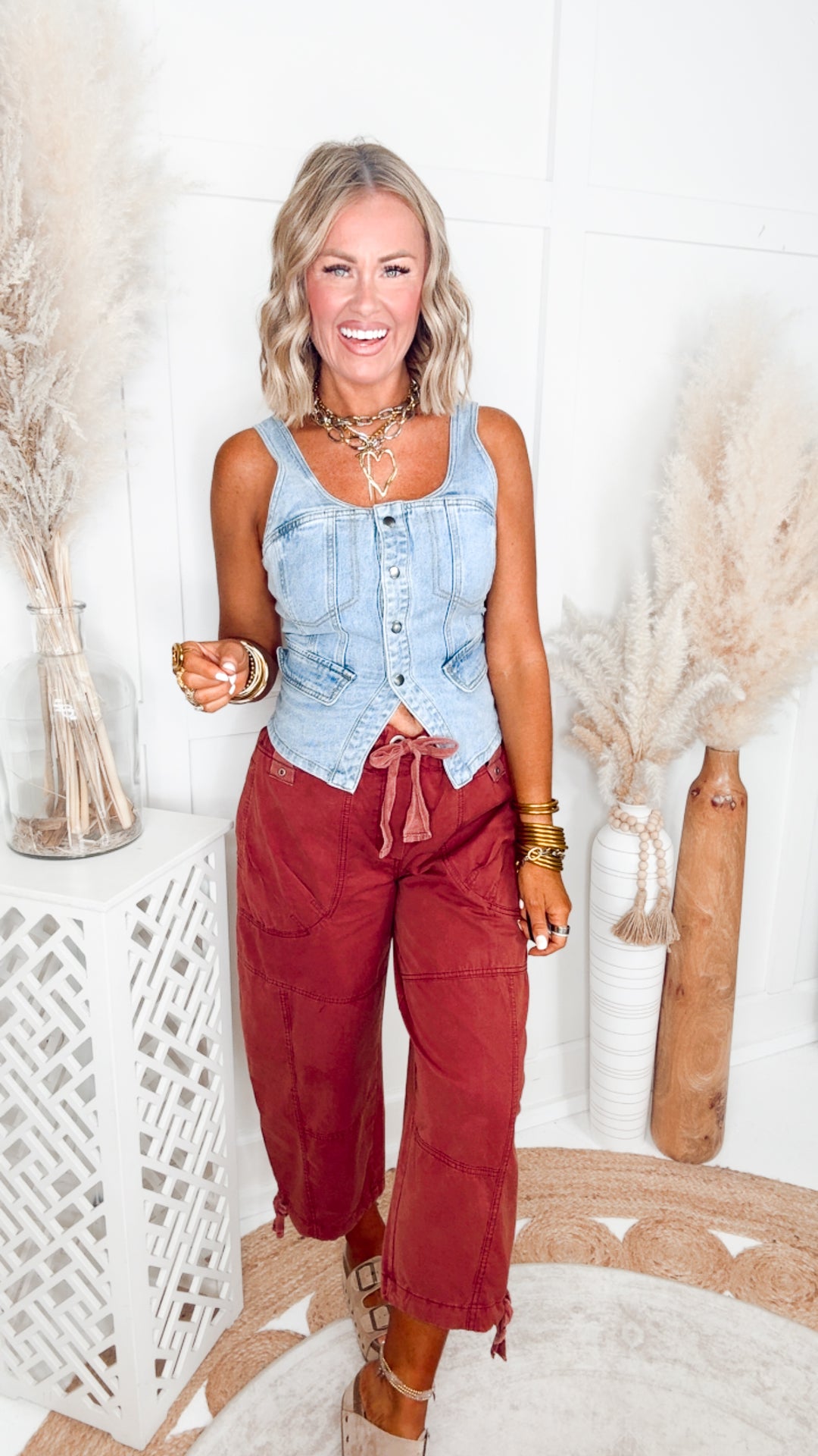 The Cabernet Cuffed Jogger Pant