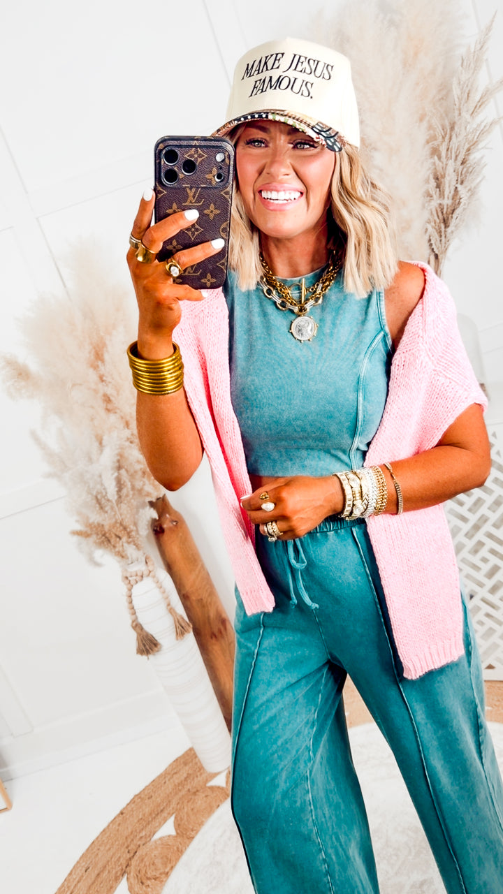 The Drift Away Set-Teal