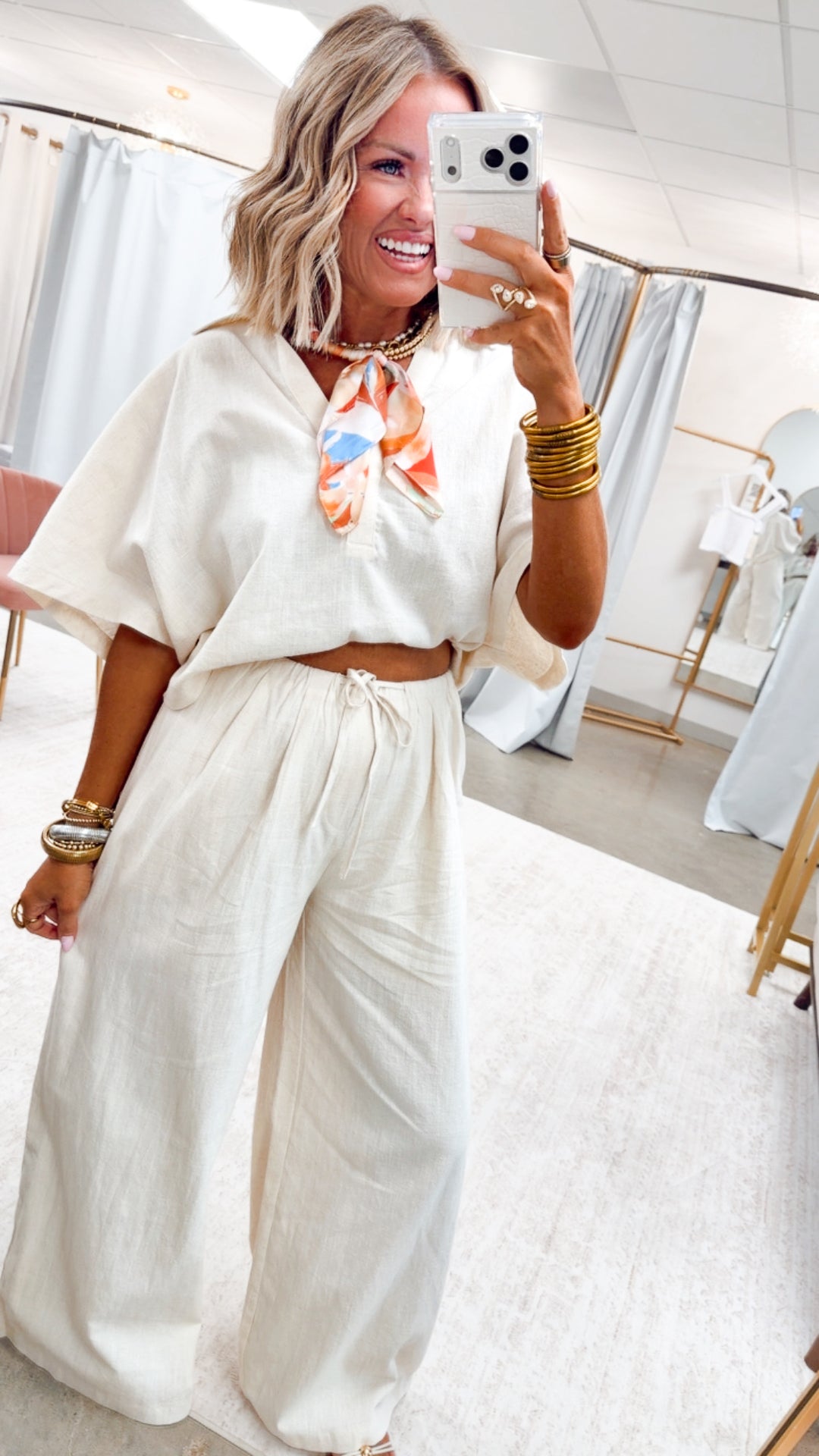 The Lora Popover Set- Linen