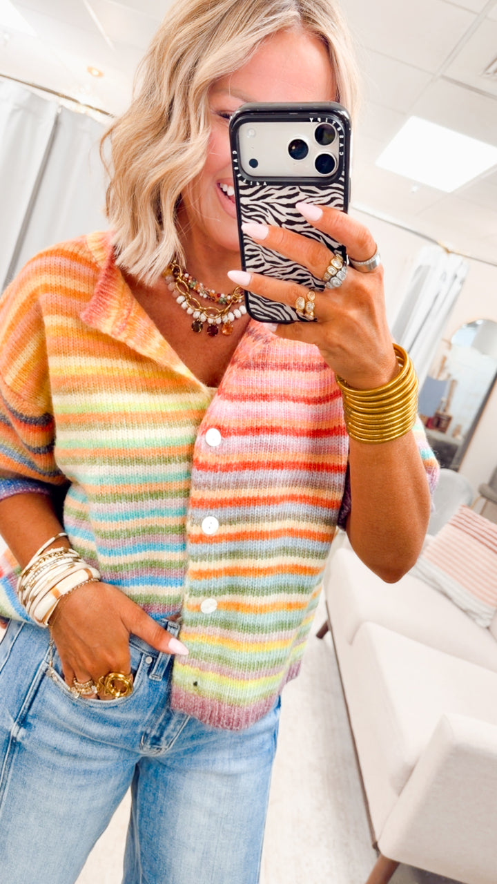 The Pretty Palette Cardigan Top