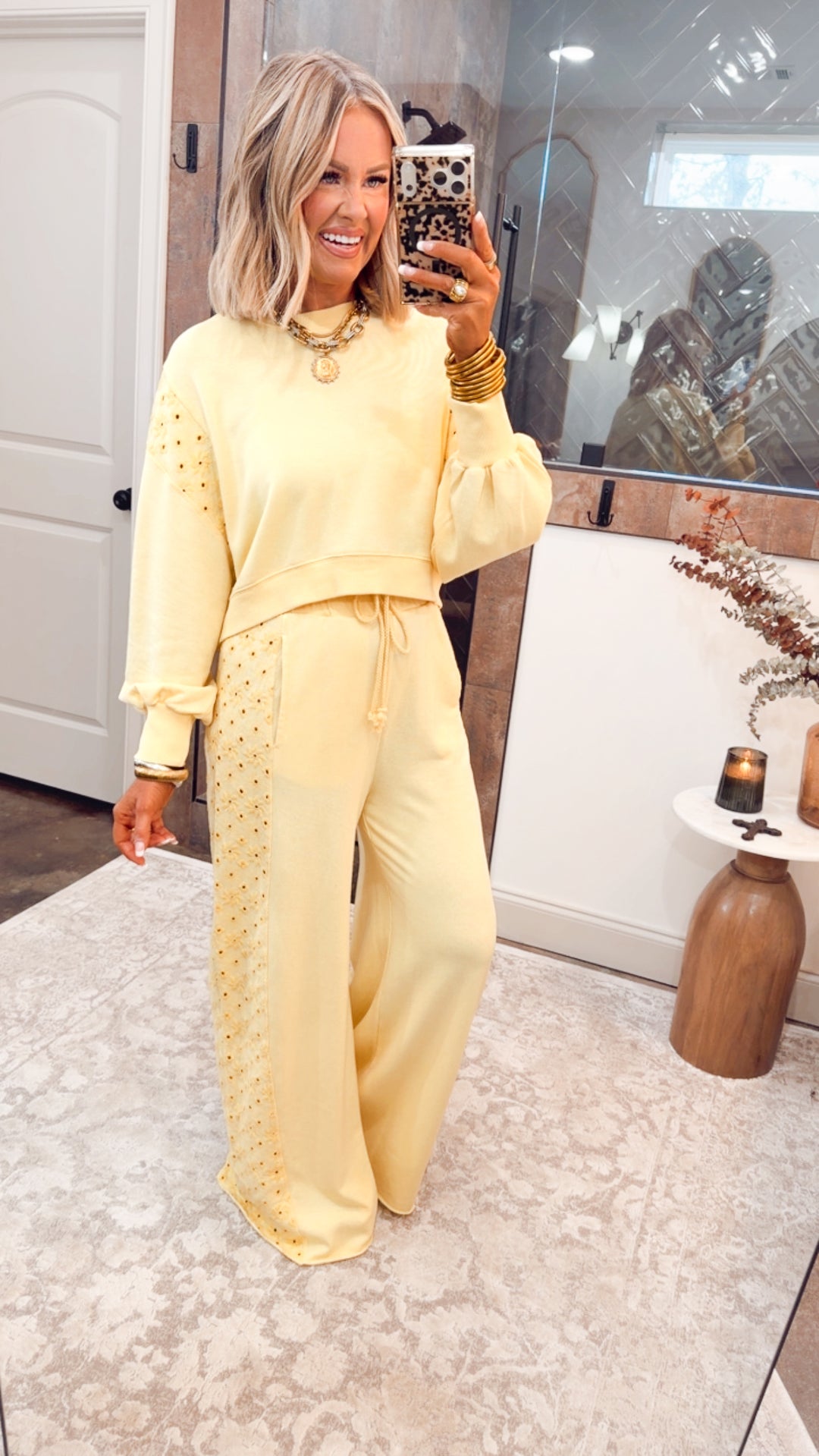 The Paloma Plush Set-Mellow Yellow