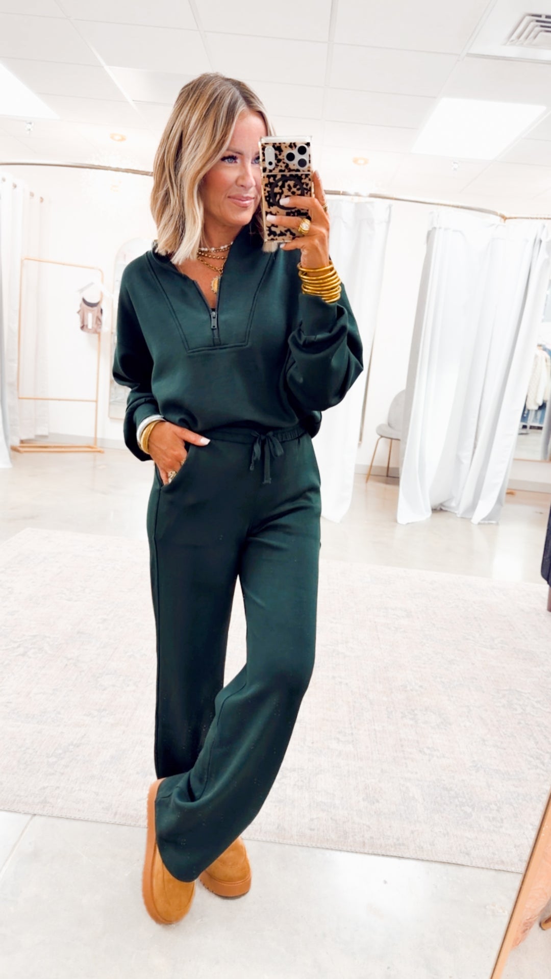 On The Go Joggers -Green