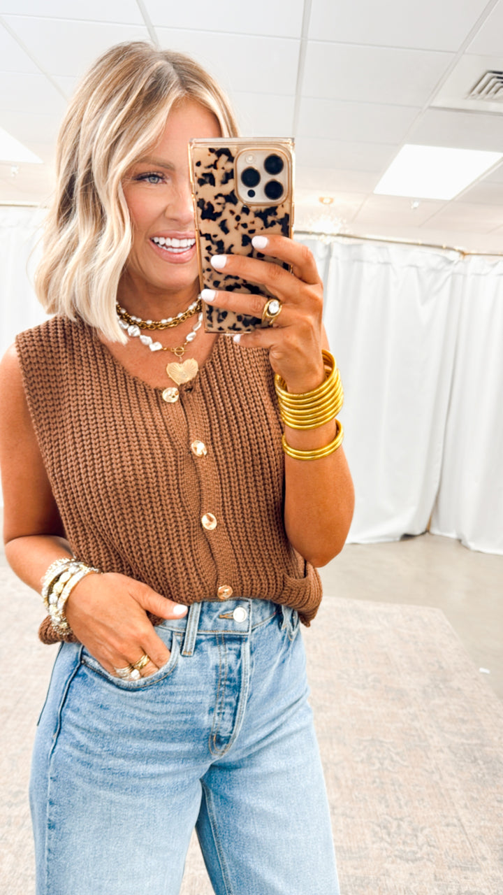 Lofty Sweater Vest-Coco