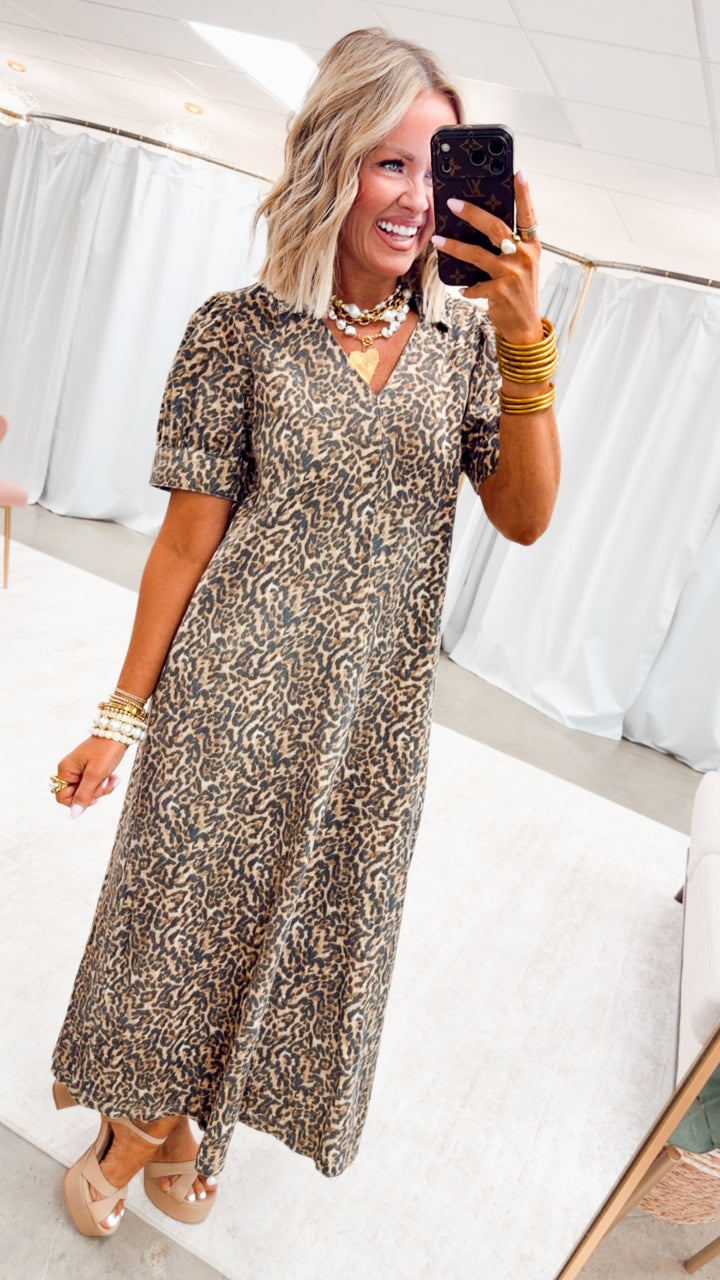 The Untamed Chic Midi Dress
