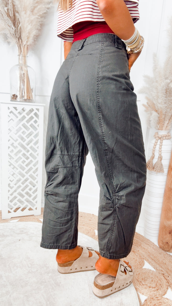 Jade Wide Leg Pintuck Pants