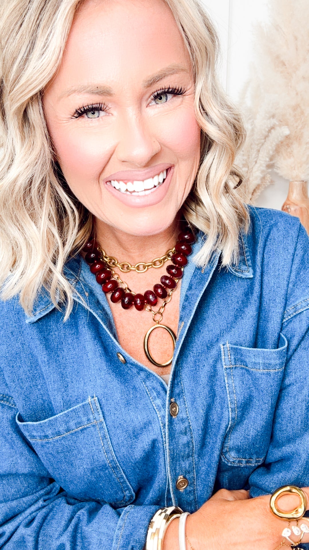 The Darling Denim Top