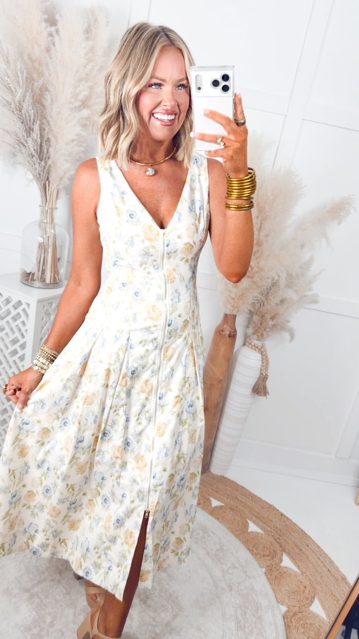 The Hattie Floral Midi Dress