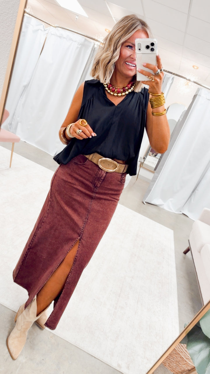 The Perfectly Poised Top-Black