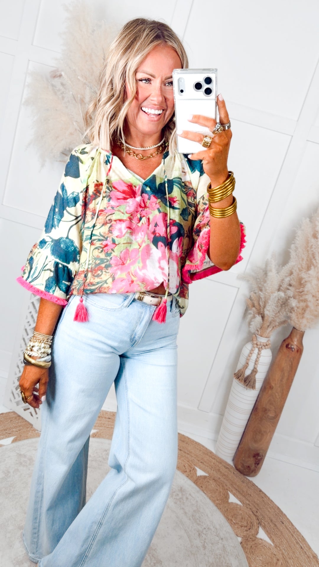 The Presley Mid Rise Vintage Wide Leg Jeans