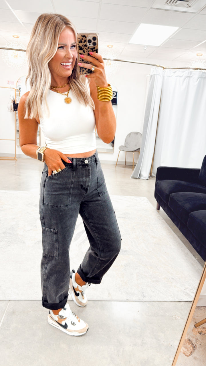 The Classic Carpenter Jeans-Charcoal