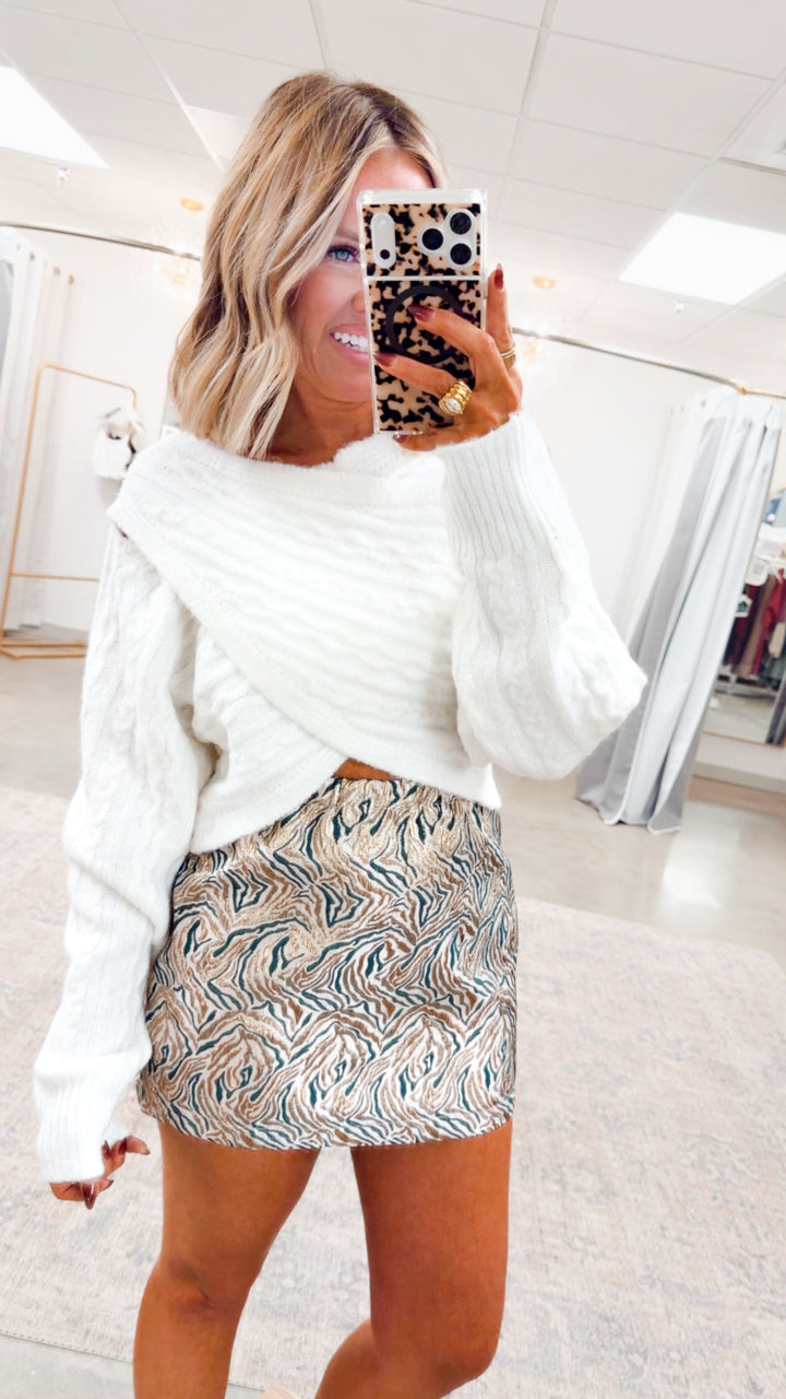 The Uptown Girl Romper-Zebra Pattern