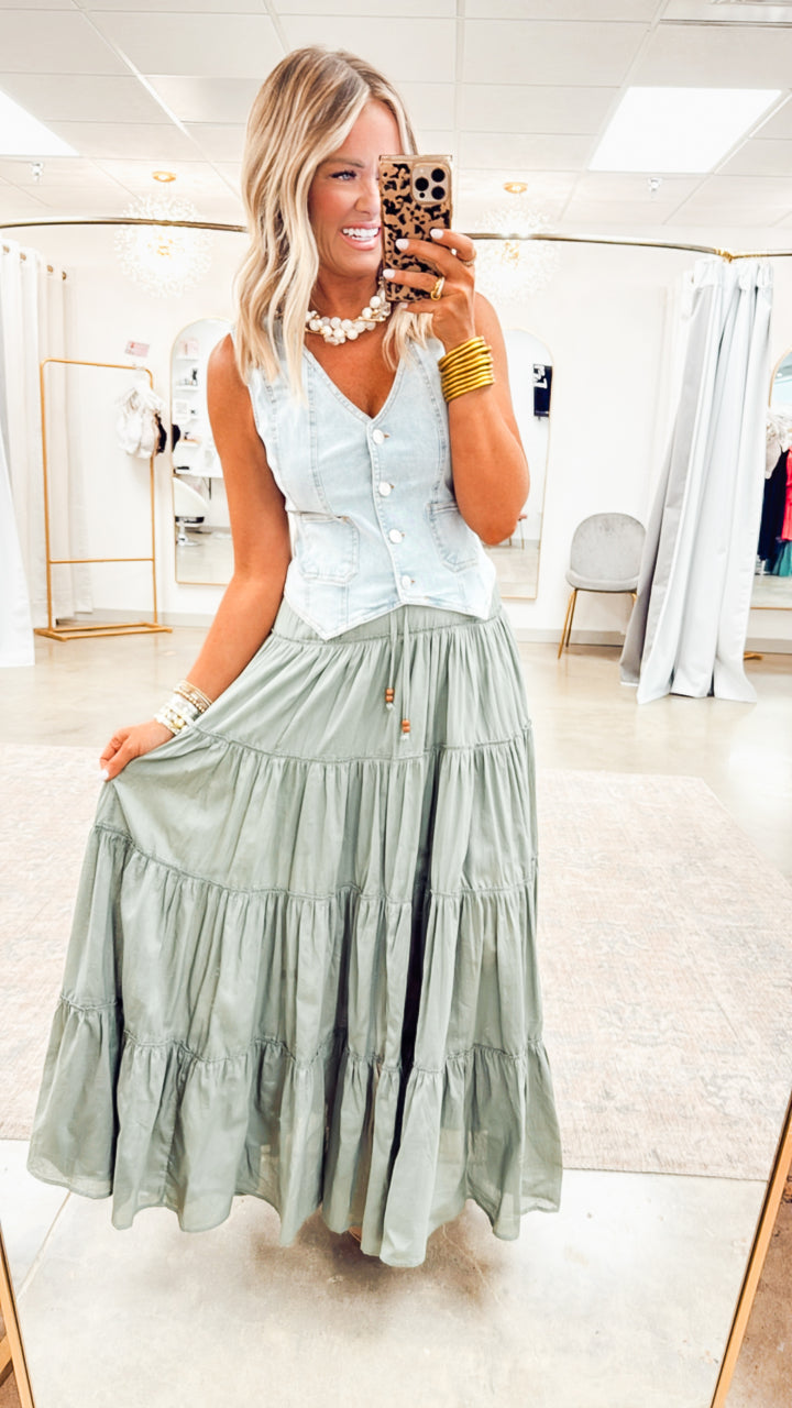 Nash Denim Vest-Light Denim