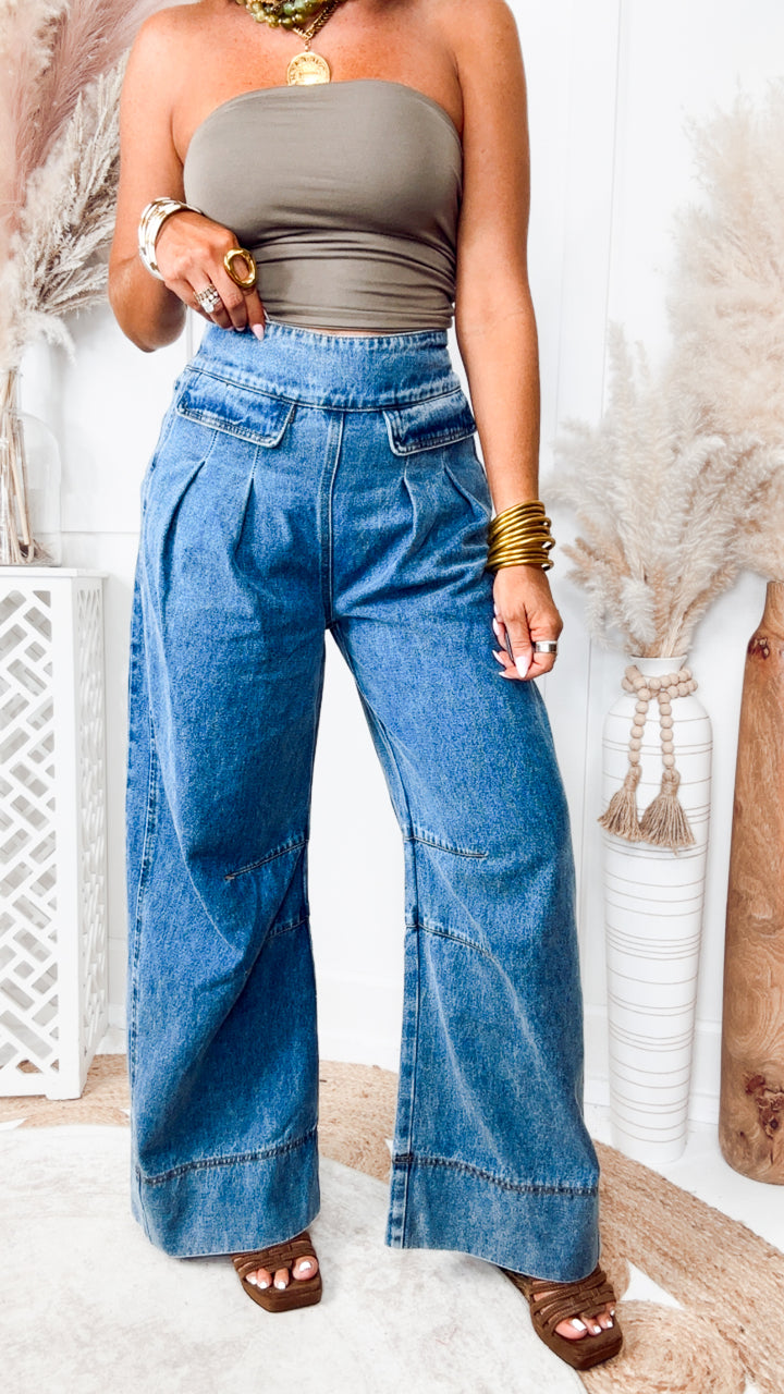 The Hampton Pleated Jean