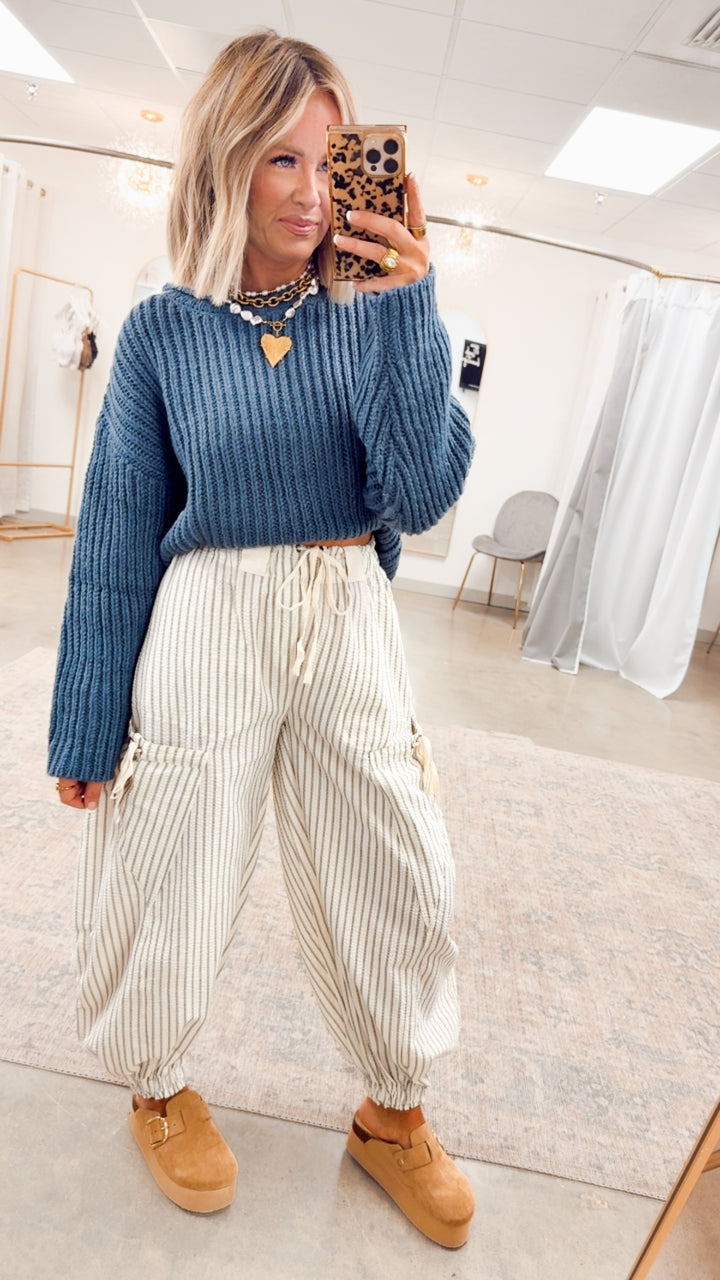 The Odette Jogger Pants-Oatmeal