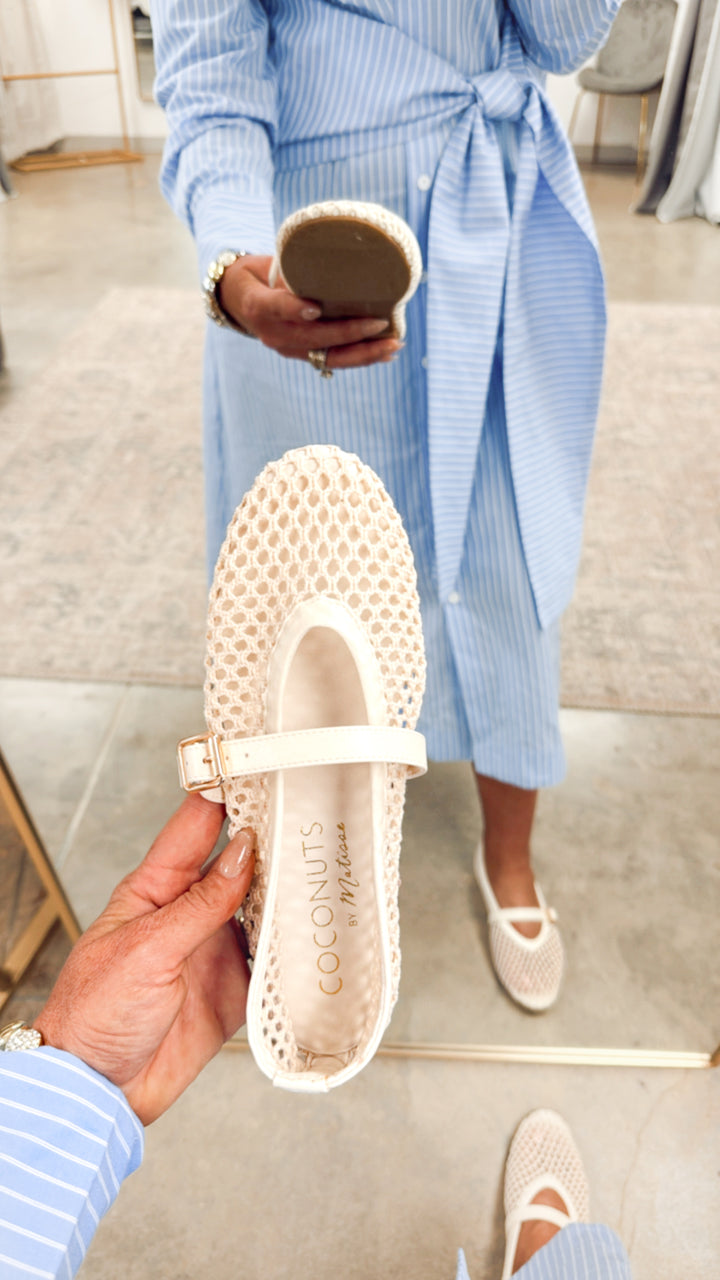 Nolita Ballet Flat-Ivory