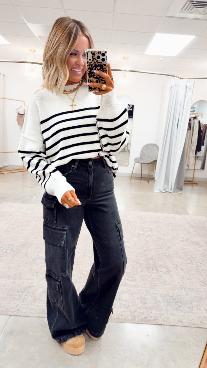 The Ivory Stripe Pullover