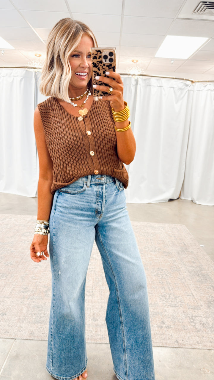 Lofty Sweater Vest-Coco