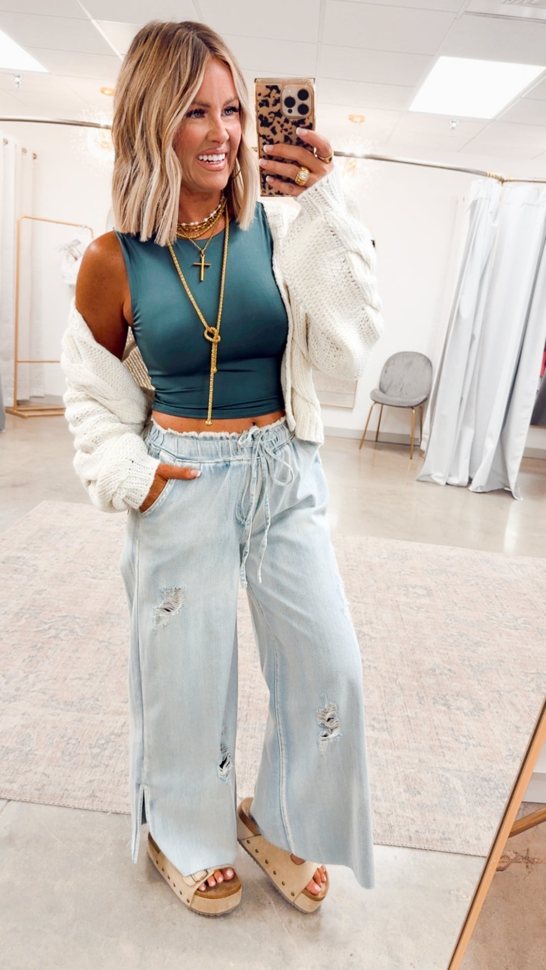 Skylar Open Front Cardigan Sweater