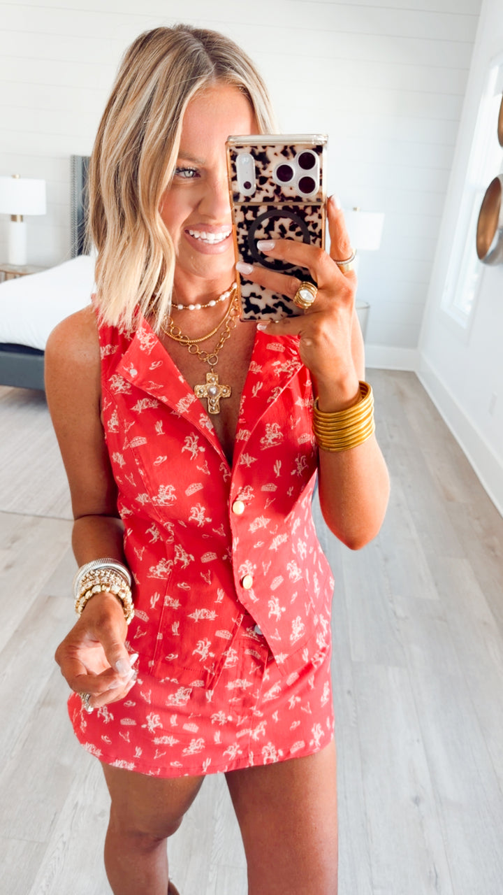 The Wild West Mini Skort