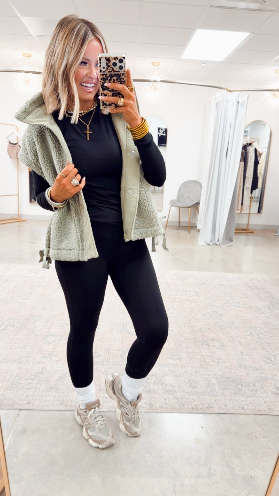 Chalet Sherpa Vest-Olive