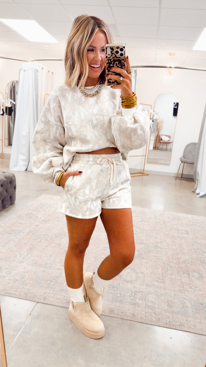 Woodland Camo Crewneck Set