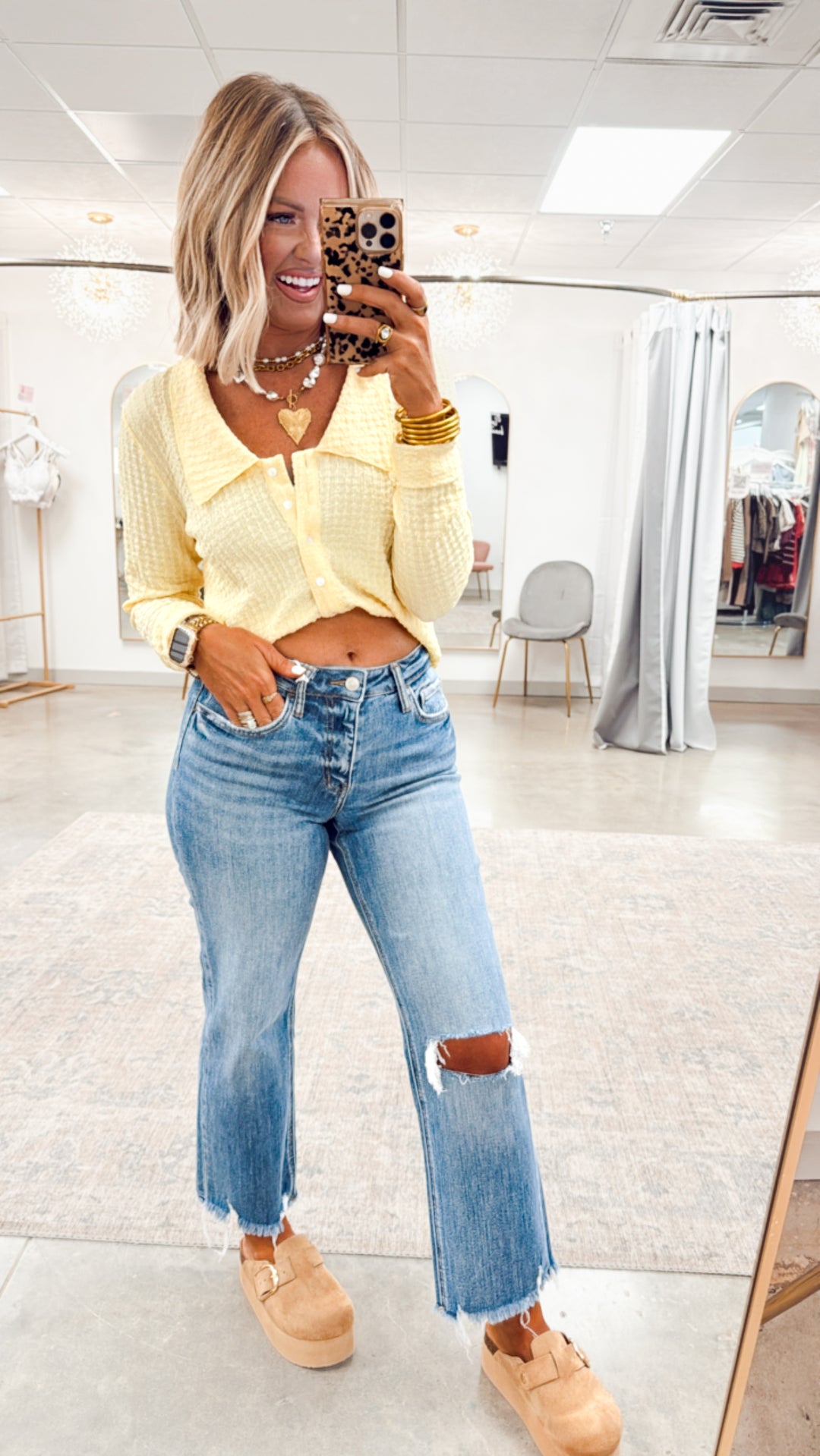 Allie Textured Blouse-Daisy