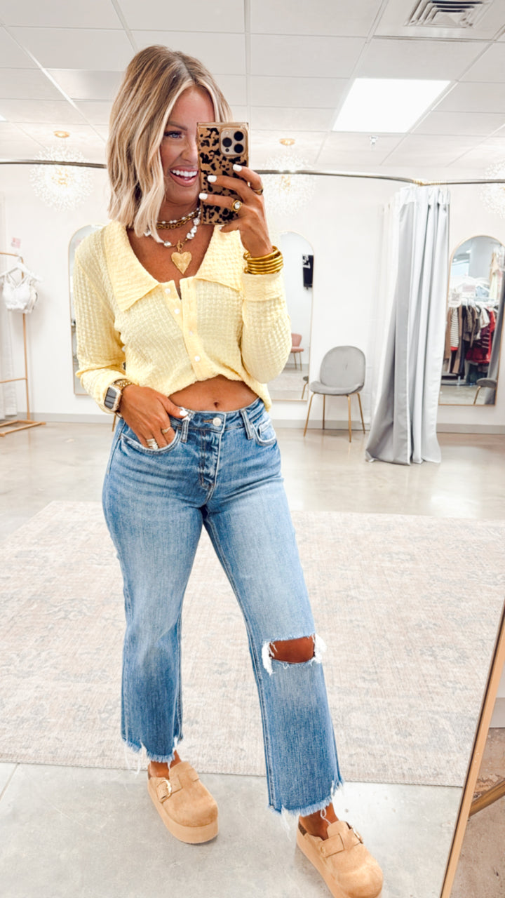 Allie Textured Blouse-Daisy