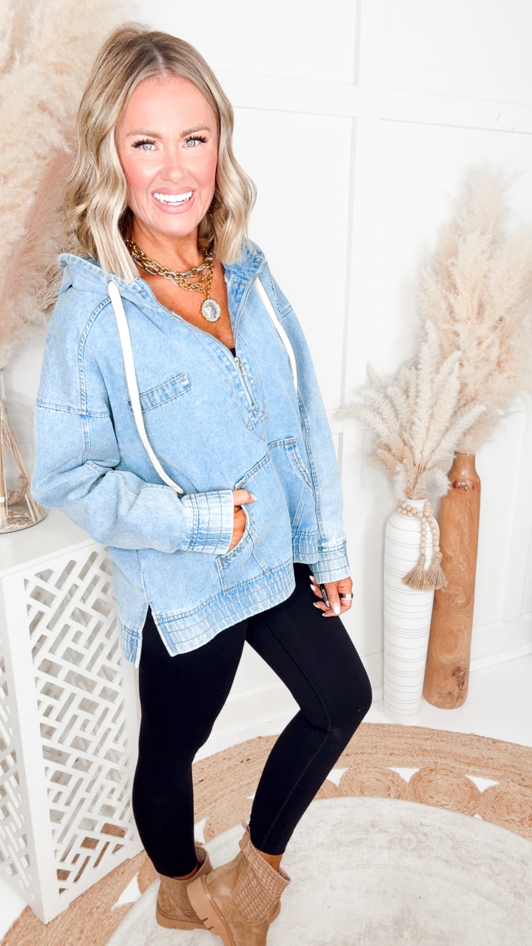 The Callie Half-Zip Hoodie