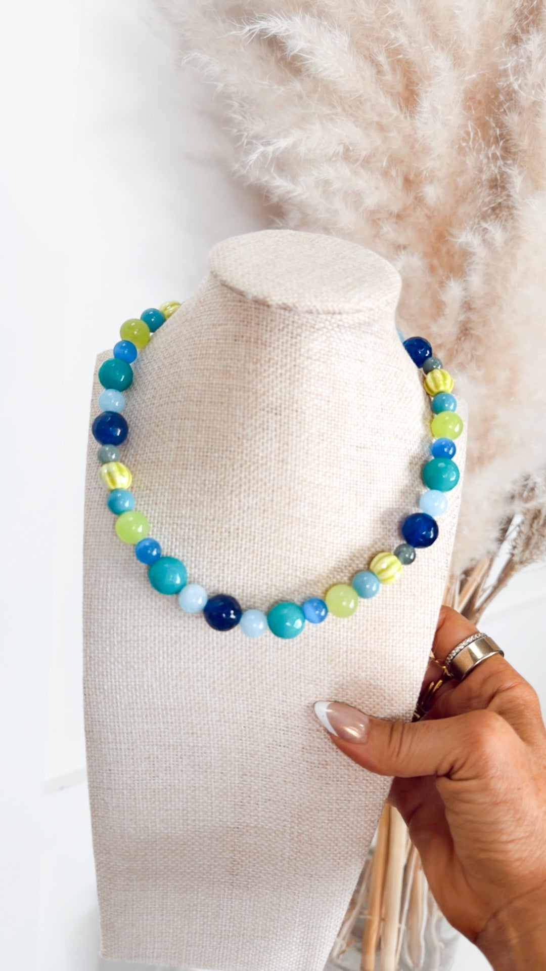 Love Big Blues Necklace