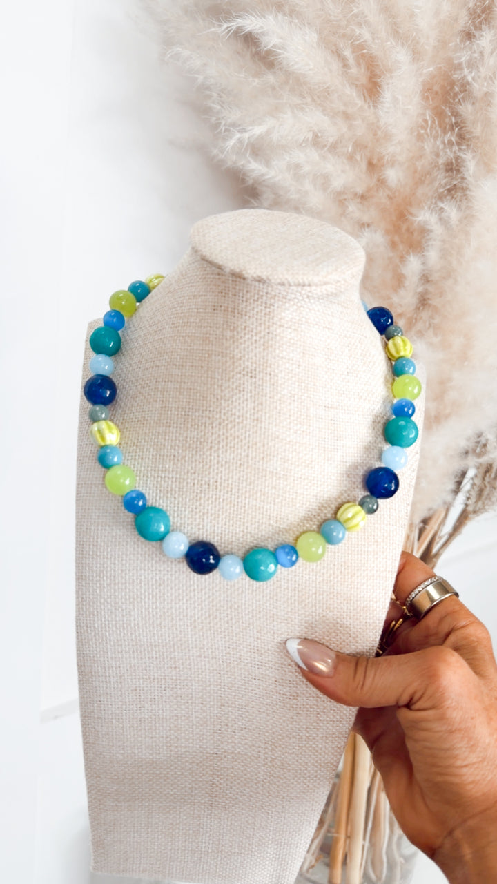 Love Big Blues Necklace