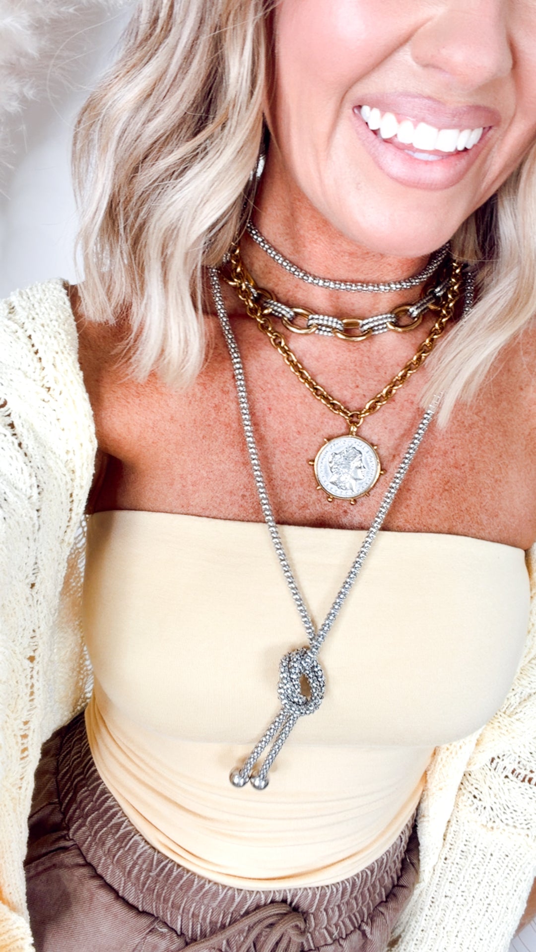 Alex Necklace-Silver