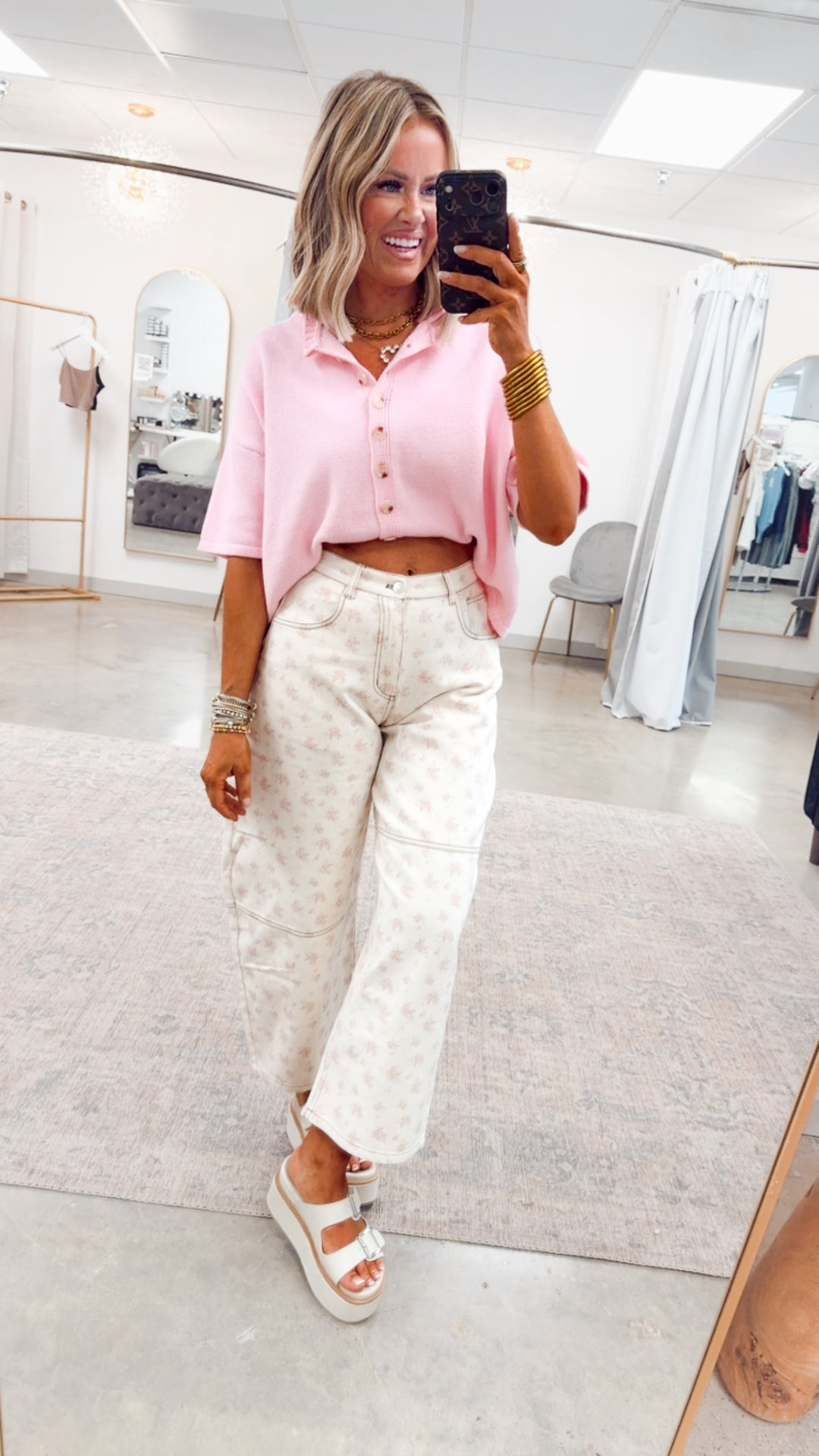 Meadow Bloom Barrel Jeans