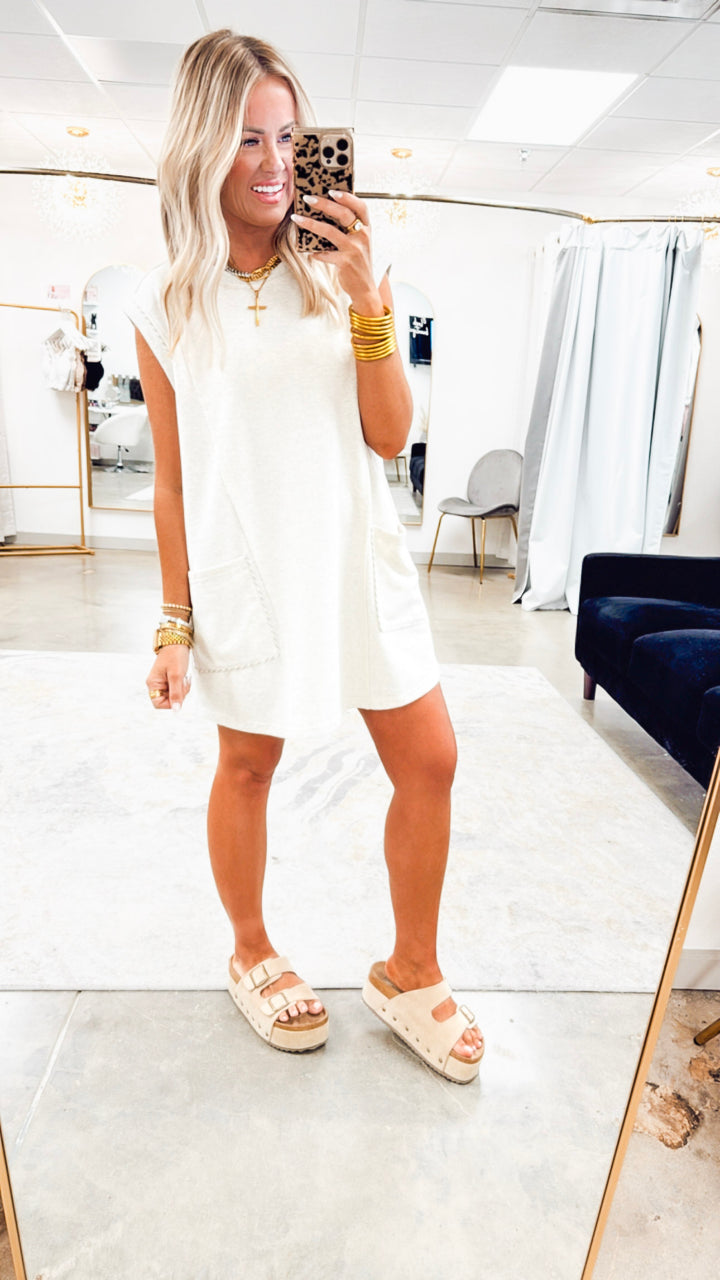 Luxe Breeze Piped Dress