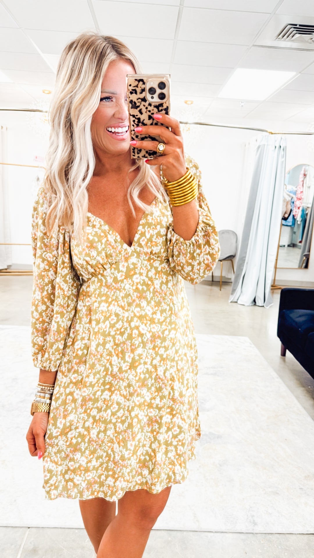 Floral Whimsy Mini Dress